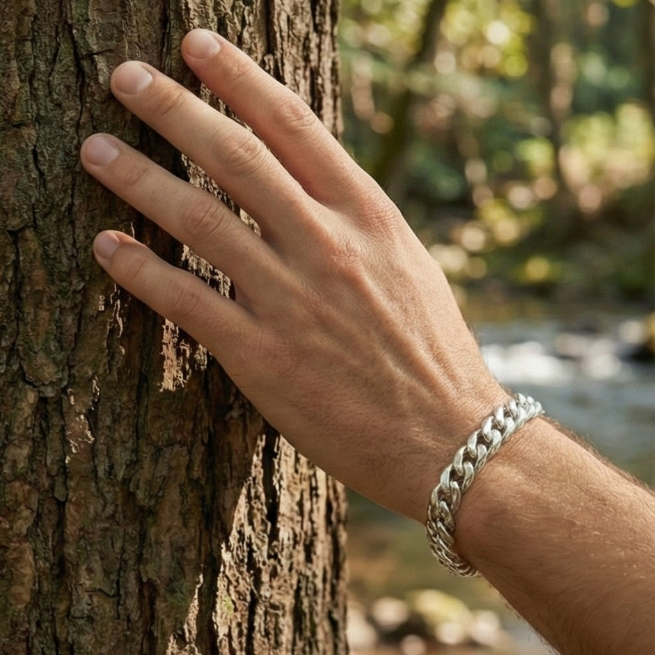 silver bracelet
