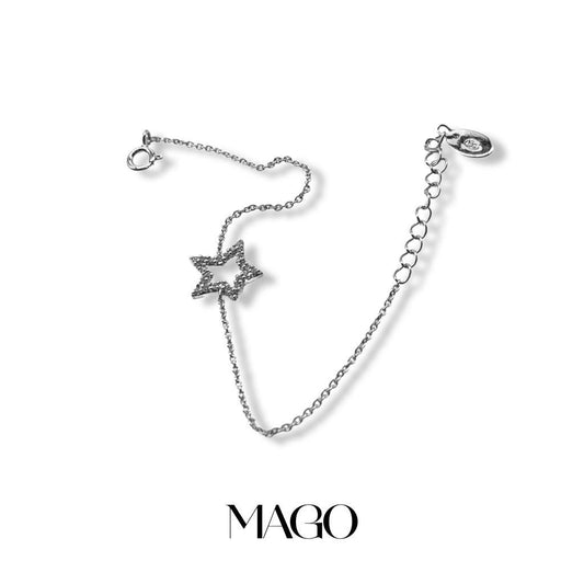 MAGO 925純銀手鍊 - SB5005 新星鋯石純銀手鍊 細節實拍 | MAGO925