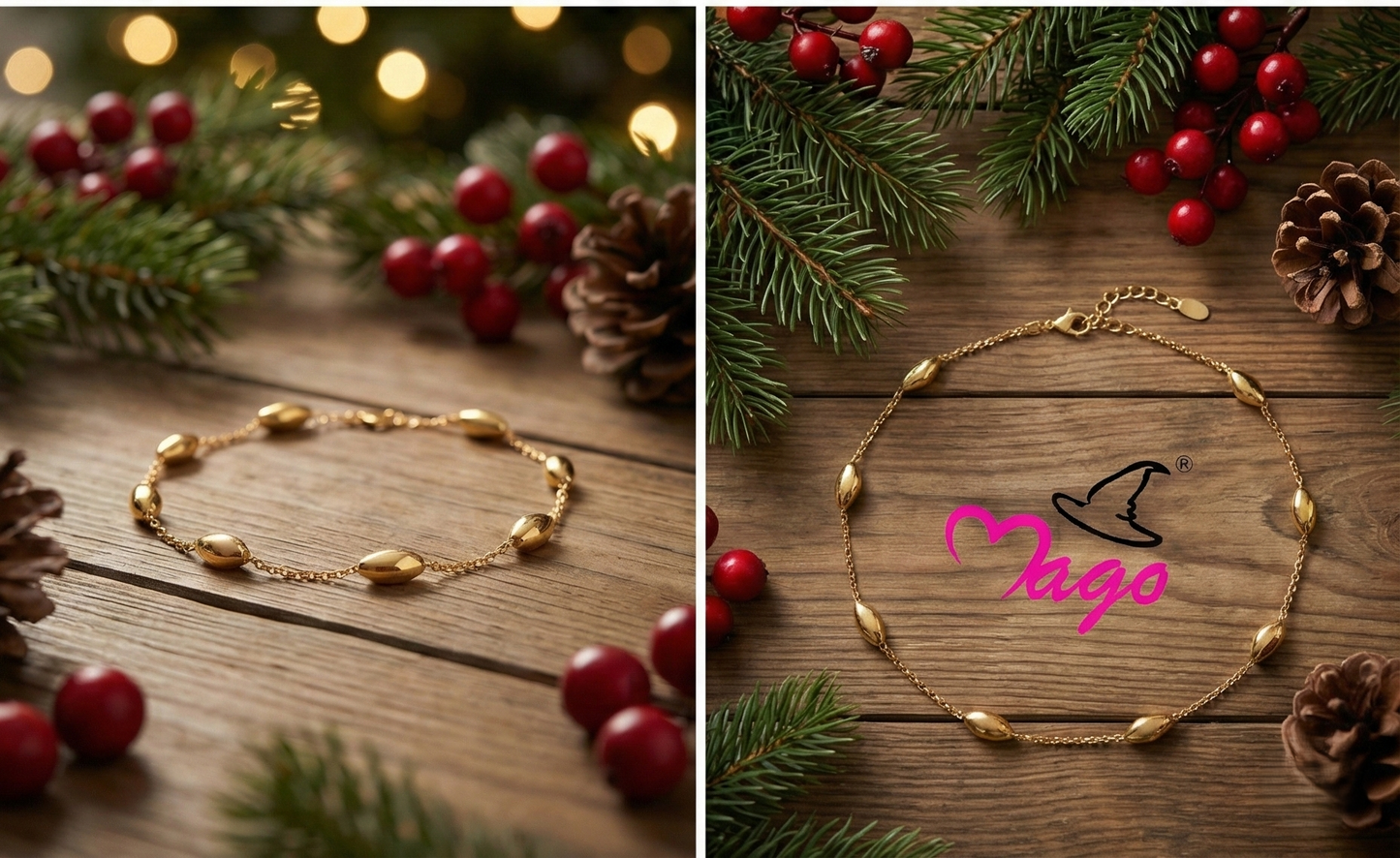 B10182 晨曦金豆・925 Italy純銀鍍K白金手錬/B10179純銀鍍18 K金手錬