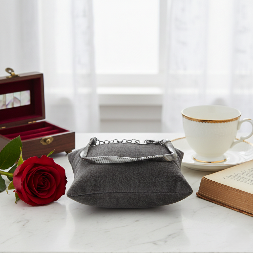 義大利 925 純銀 5mm 螺旋扭紋手鍊